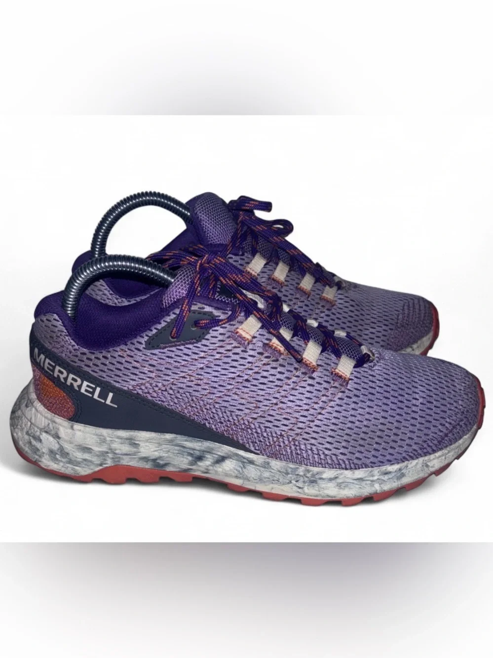 Merrell Women's Fly Strike Trail Running Shoes Sz 8W Breathable Mesh Sneakers